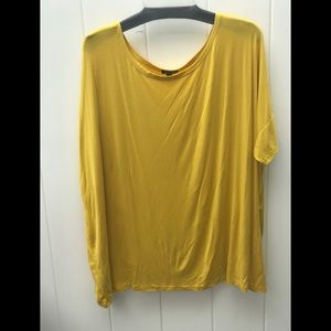Anna lane yellow Xlarge boutique tunic top